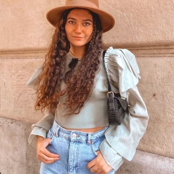 Zara Tops Zara Combination Knit Sweater Poshmark